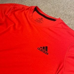 Orange Adidas Climalite Shirt